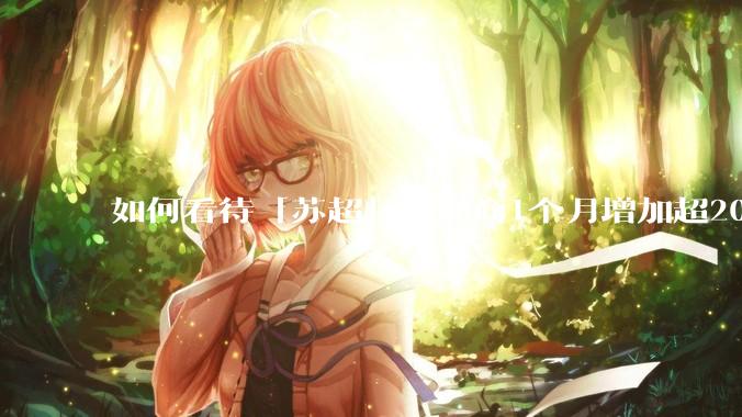 如何看待「苏超」赞助商1个月增加超200%，达到中超2倍？