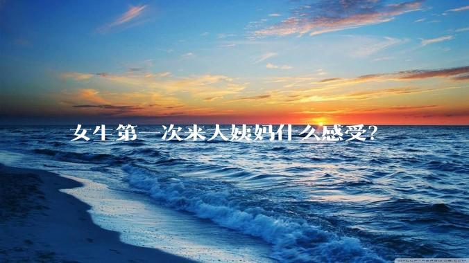 女生第一次来大姨妈什么感受？
